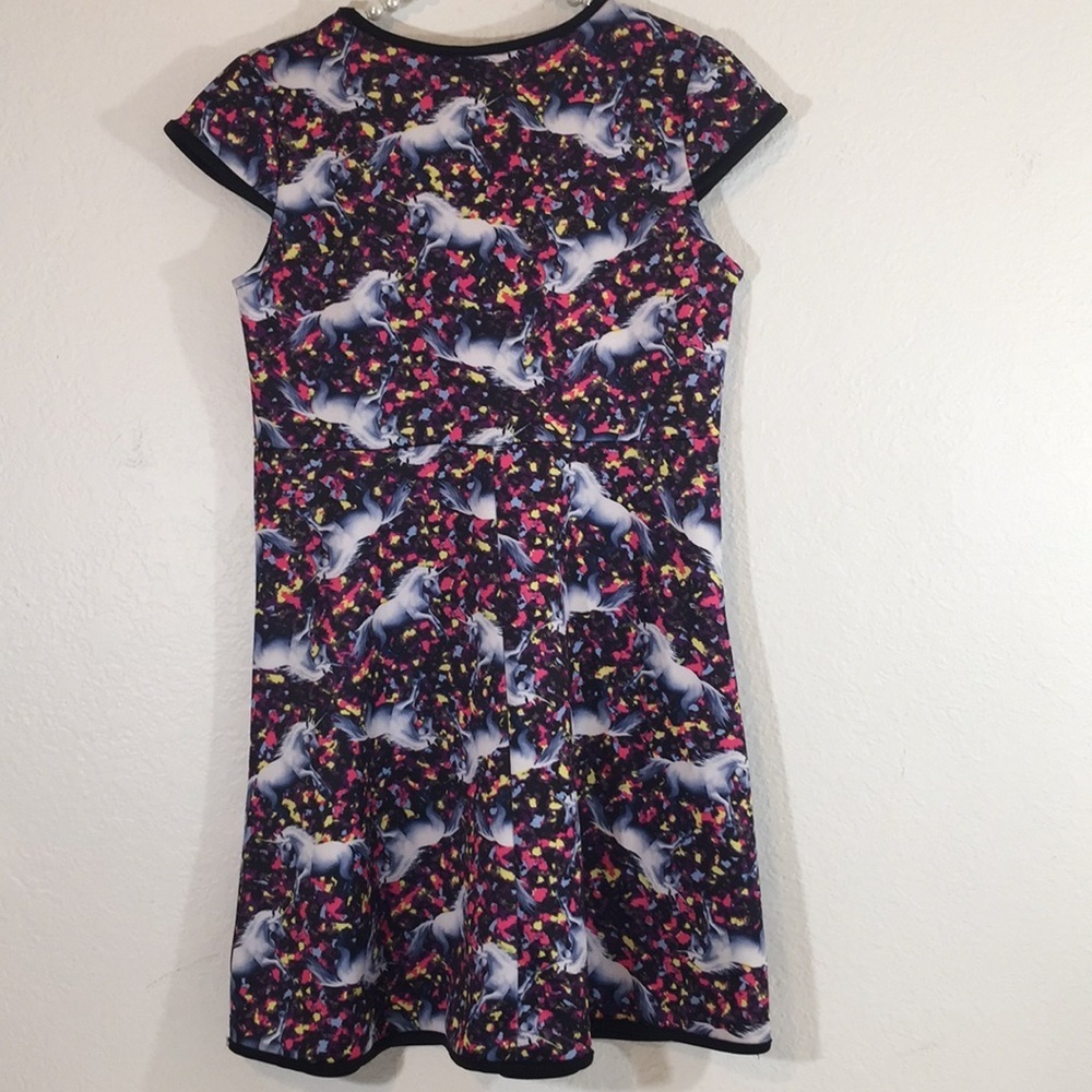 Love Rocks girls Pouf dress with Unicorns XL - Picture 3 of 7